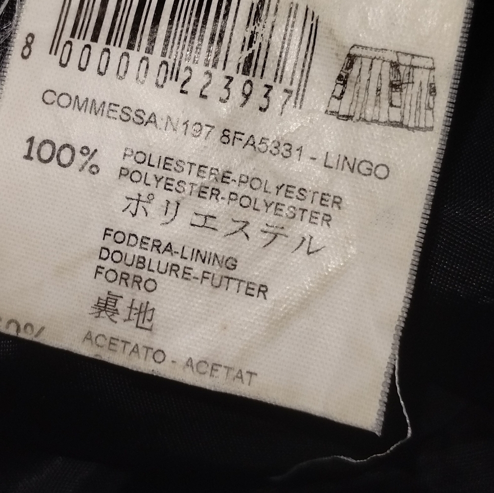 Le Cabochon Plaid Pleated skirt, gray size 6, great condition, made in Italy - Picture 5 of 8